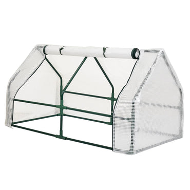 LIGHT AND DUST Greenhouses for Outdoors,47.2x23.6x23.6 in,with Waterproof PE Cover Mini Greenhouse KIT,UV-Resistant Green Houses for Outside- Ideal for Indoor and Outdoor Gardening